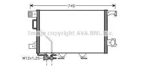 MS5360D AVA Quality Cooling Радиатор кондиционера