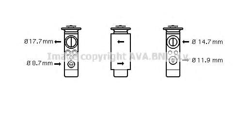 OL1461 AVA Quality Cooling Розширювальний клапан кондиціонера