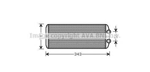 PE6311 AVA Quality Cooling Радіатор пічки