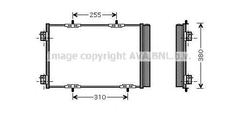 PEA5291D AVA Quality Cooling Радиатор кондиционера