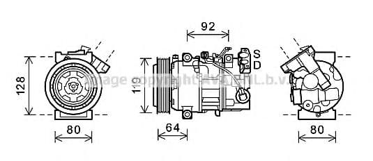 RTAK492 AVA Quality Cooling Компресор кондиціонера