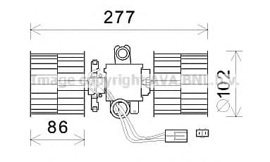 SA8022 AVA Quality Cooling Вентилятор салона