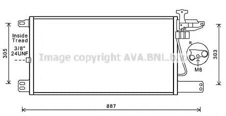 SC5034 AVA Quality Cooling Радіатор кондиціонера