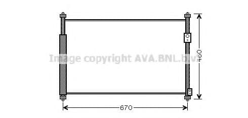 SZ5108D AVA Quality Cooling Радіатор кондиціонера для Suzuki Grand Vitara