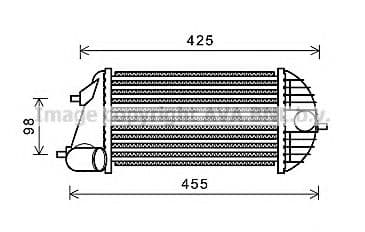 SZA4123 AVA Quality Cooling Інтеркулер для Suzuki Swift