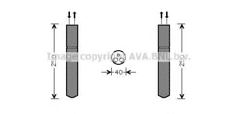 TOD415 AVA Quality Cooling Осушитель кондиционера