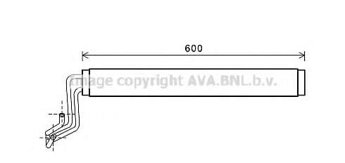 VW3308 AVA Quality Cooling Оливний радіатор кермового управління для Volkswagen Touareg