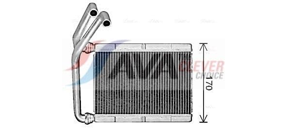 to6781 AVA Quality Cooling Радіатор пічки