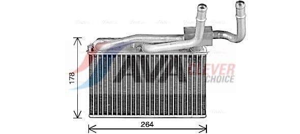 bw6600 AVA Quality Cooling Радіатор пічки