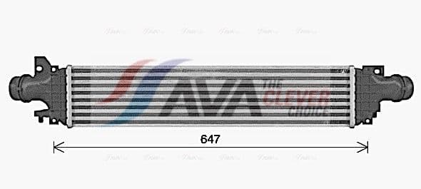 ct4074 AVA Quality Cooling Интеркулер для Chevrolet Aveo