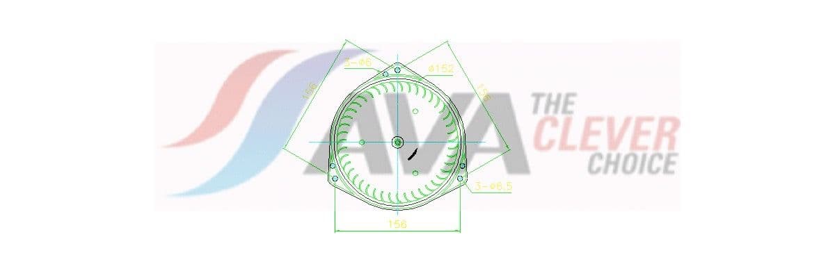 mt8297 AVA Quality Cooling Вентилятор салона