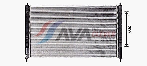 mt2274 AVA Quality Cooling Радіатор охолодження двигуна