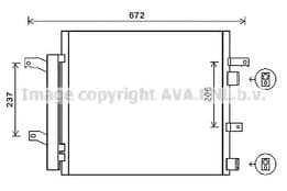 jr5056d AVA Quality Cooling Радіатор кондиціонера