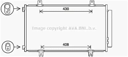 sz5151d AVA Quality Cooling Радиатор кондиционера