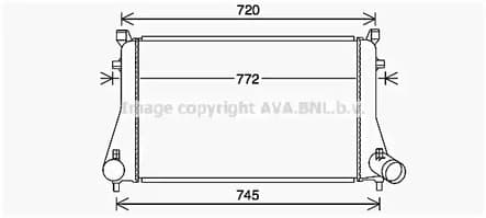 vn4403 AVA Quality Cooling Інтеркулер