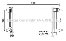vn5330d AVA Quality Cooling Радіатор кондиціонера