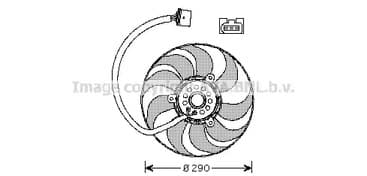 VN7522 AVA Quality Cooling Вентилятор системи охолодження двигуна
