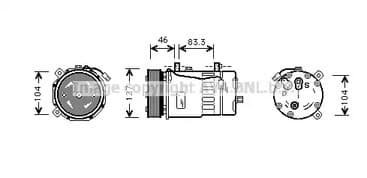 VNAK050 AVA Quality Cooling Компрессор кондиционера