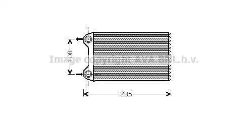 aia6254 AVA Quality Cooling Радиатор печки