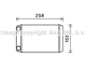 ola6677 AVA Quality Cooling Радиатор печки