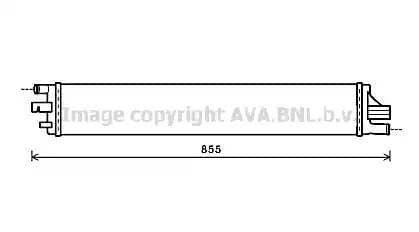 rta2559 AVA Quality Cooling Радиатор охлаждения двигателя