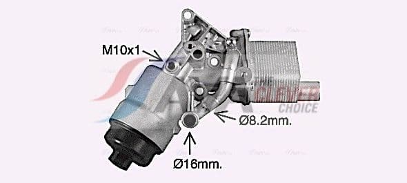 ol3702h AVA Quality Cooling Оливний радіатор двигуна