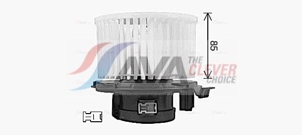 dn8474 AVA Quality Cooling Вентилятор салона для Nissan NV200