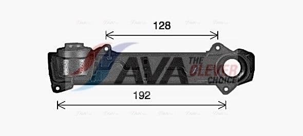 cn6333 AVA Quality Cooling Радиатор печки