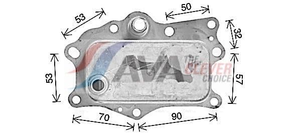 cr3143 AVA Quality Cooling Масляный радиатор двигателя