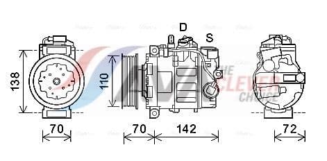 aiak381 AVA Quality Cooling Компрессор кондиционера