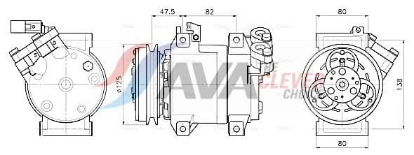 mtak295 AVA Quality Cooling Компрессор кондиционера