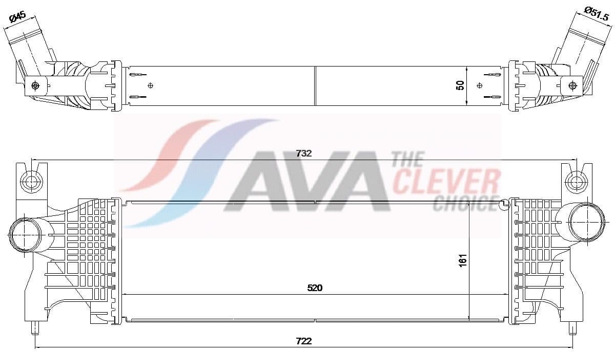 sz4171 AVA Quality Cooling Інтеркулер
