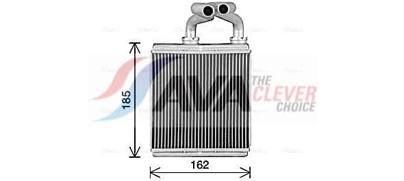 ol6718 AVA Quality Cooling Радиатор печки