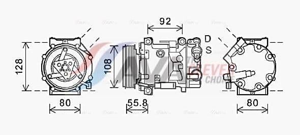 cnak282 AVA Quality Cooling Компресор кондиціонера