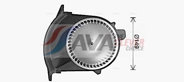 rt8655 AVA Quality Cooling Вентилятор салону