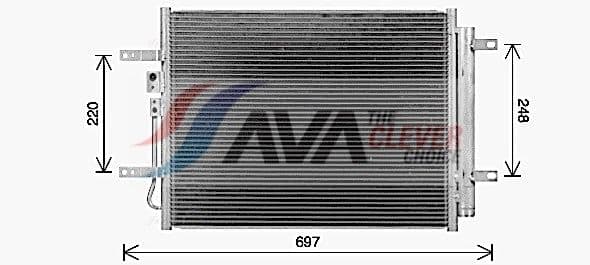 ka5311d AVA Quality Cooling Радіатор кондиціонера