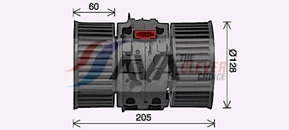 rt8654 AVA Quality Cooling Вентилятор салона