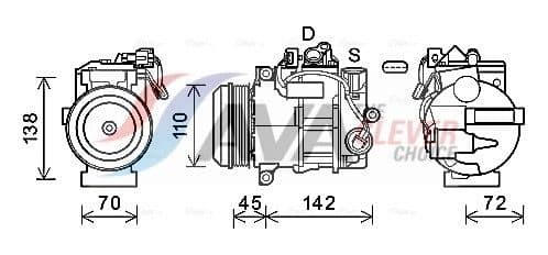 msak682 AVA Quality Cooling Компресор кондиціонера