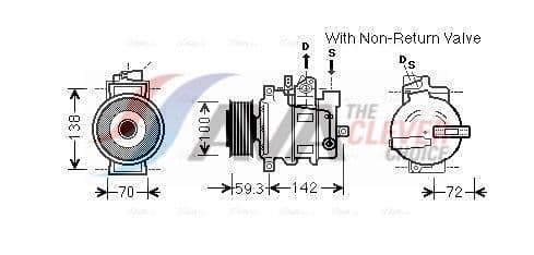 aiak334 AVA Quality Cooling Компрессор кондиционера