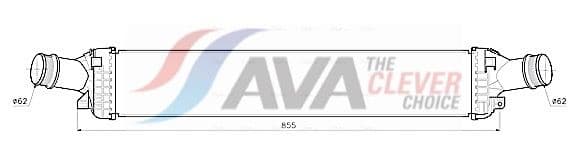 ai4457 AVA Quality Cooling Интеркулер