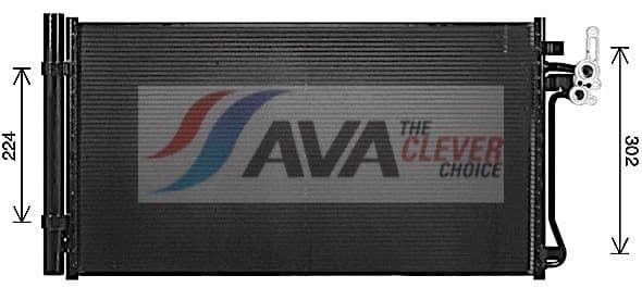 au5347d AVA Quality Cooling Радіатор кондиціонера