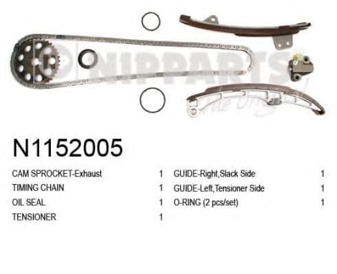 N1152005 Nipparts Комплект цепи ГРМ