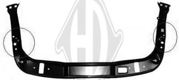 1206010 Diederichs Передня панель кузова