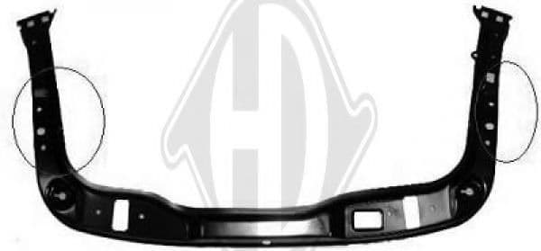 1206011 Diederichs Передня панель кузова