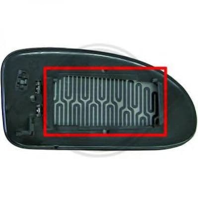 1415227 Diederichs Скло зовнішнього дзеркала для Ford Focus