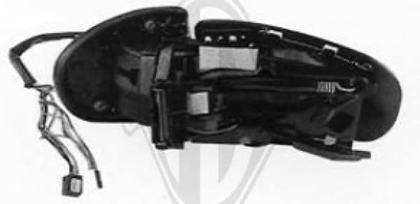 1615525 Diederichs Зовнішнє дзеркало для Mercedes E-Class