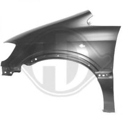 1890006 Diederichs Крило переднє для Opel Zafira