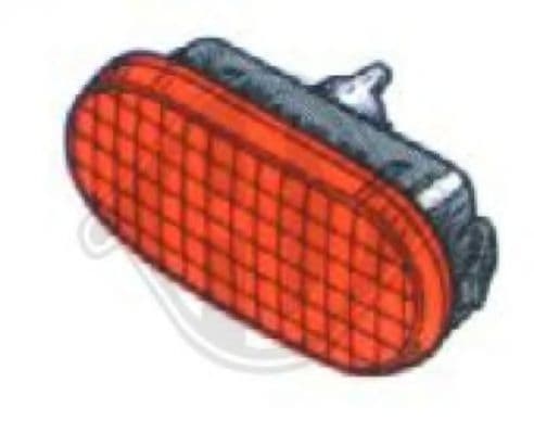 2213079 Diederichs Ліхтар покажчика повороту для Volkswagen Golf