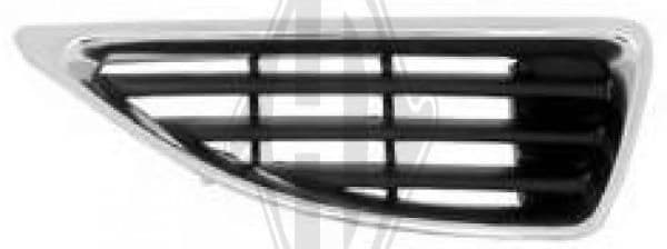 4463042 Diederichs Решітка радіатора для Renault Megane