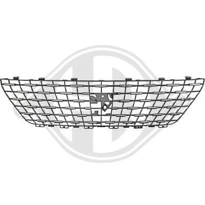 4236440 Diederichs Решітка радіатора для Peugeot 3008